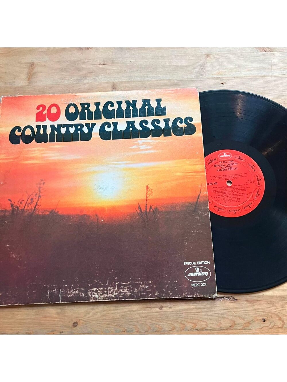 Various - 20 Original Country Classics 33rpm VG+ VR15